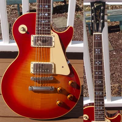 Gibson Les Paul Pre Historic Reissue Flowers Crazy Rare 1 of 10 1983 - Sunburst image 6