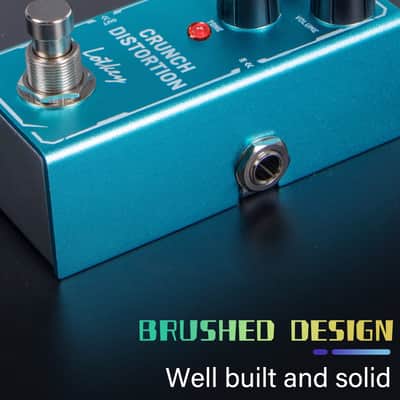Crunch Distortion Guitar Pedal, Lotkey Electric Effects Pedals Mini Single Type DC 9V True Bypass image 3