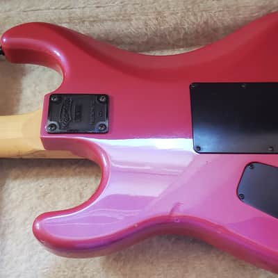 Kramer Original Vintage 1980's Baretta 1 1988-1990 Flip Flop Red image 5
