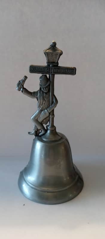 New Orleans Bell Bourbon Street  Silver Tone image 1