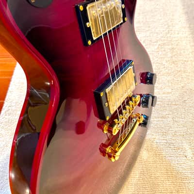 FireFly FFLP Elite Purple Bat Electric Guitar * Elite Model Gold Hardware * Fire Fly Les Paul Style image 11