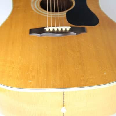 1977 Vintage Guild D-44M BLD Blonde Flamed Maple Bluegrass Jubillee ~Ebony Fretboard~ 1970s USA image 17