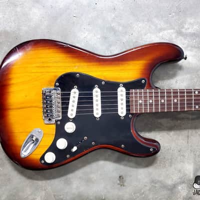 Cort / Memphis / Samick Lawsuit Era MIK S-Style Electric Guitar (1970s, Honeyburst) image 7