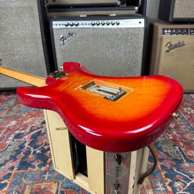 1989 Fender Pro Feel Stratocaster Model STR-75 w/Floyd Rose MIJ Fujigen w/Hard Case image 14