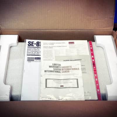 SANSUI SE-8X 🔥RARE SILVER🔥 Original Boxed Vintage Stereo Graphic Equalizer image 2