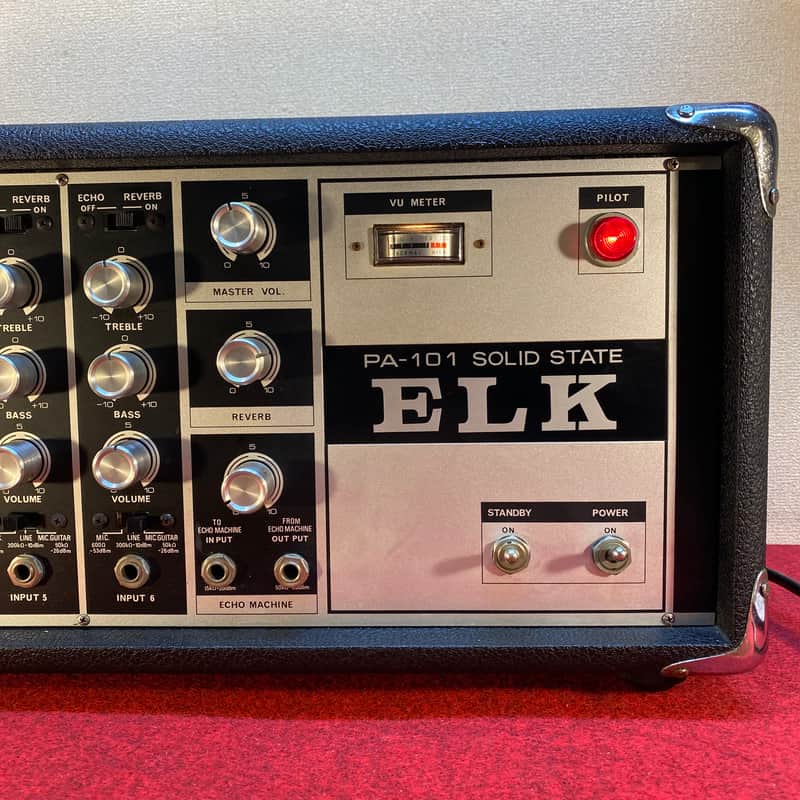 1976 Elk PA-101 with built in spring reverb and send/return- Nice