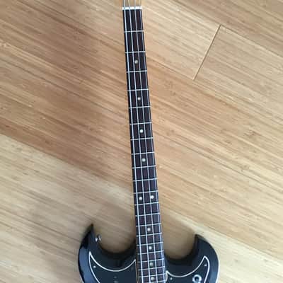 Hagstrom 1970s HIIBN / F400N Sunburst Electric Bass Owned by Payam Doostzadeh of Young The Giant image 4
