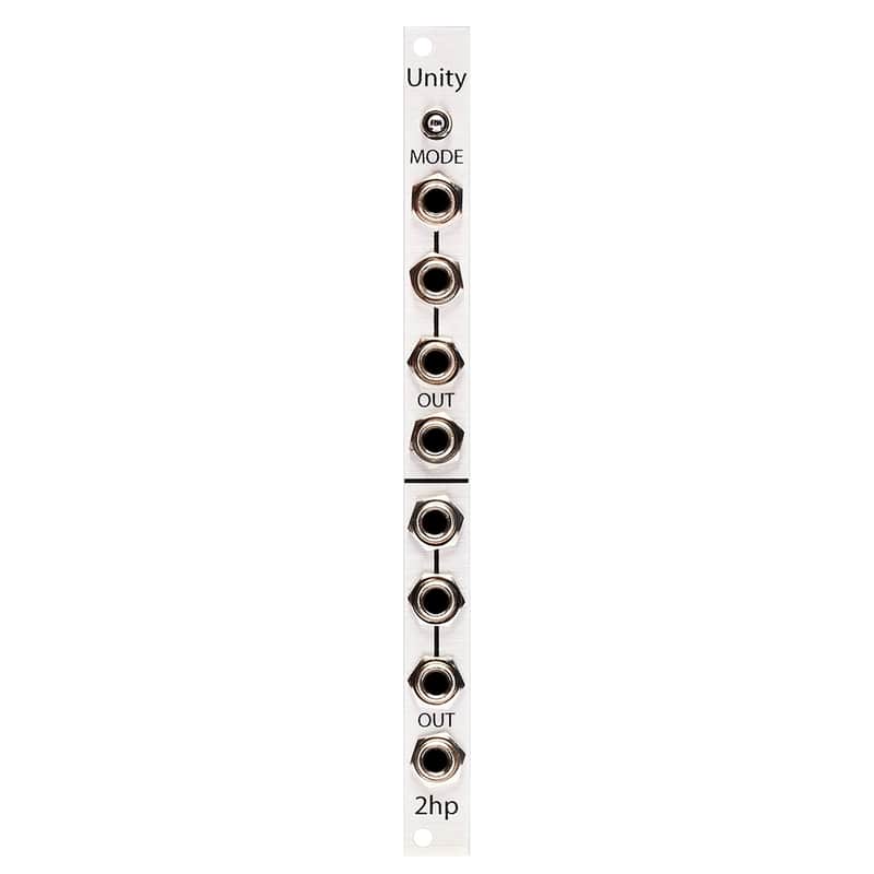 2hp UNITY Eurorack Mixer Module (Silver) image 1