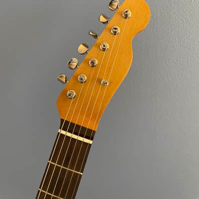 2022 Partscaster / Barncaster T-Type - Fiesta Red Nitro - Pine Body - P90 - Bigsby B5 image 4