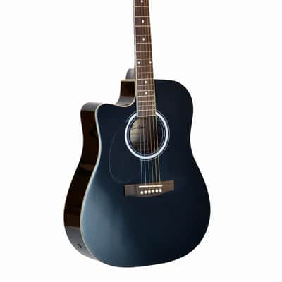 Ovation Applause AB24-5S E-Acoustic Guitar CS Mid Cutaway Black