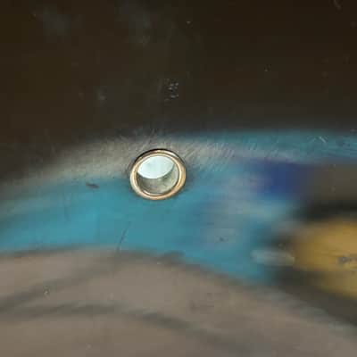 Ludwig 14" deep X 22" head Vistalite Bass Drum (11285-1236) Early 70's - Black Vistalite image 15