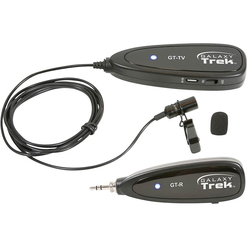 Galaxy Audio Galaxy Trek GT-V Portable Wireless Lavalier Microphone Regular Black image 1