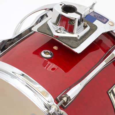 Pearl BLX Series All Birch 10x12 Mounted Tom, Late 80s-Early 90s, Sequoia Red image 9