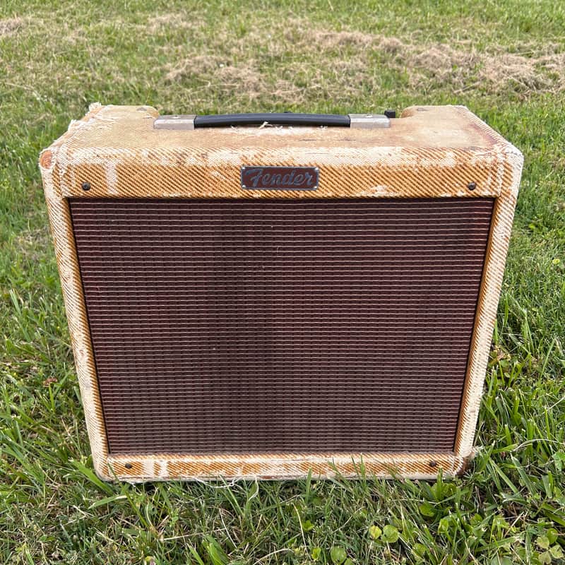 Vintage 1957 Fender Tweed Princeton 5F2 Narrow Panel image 1