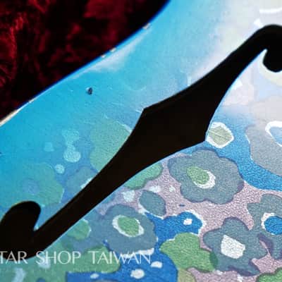 2018 Fender Custom Shop NAMM Limited Edition 50's Thinline Telecaster Relic-Blue Flower. image 9