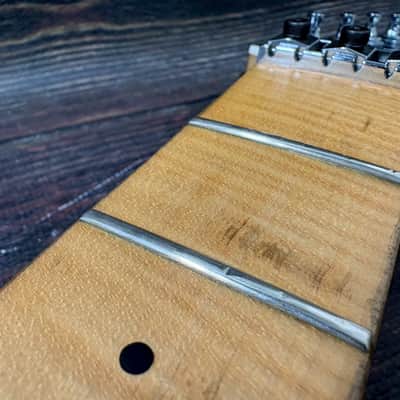 2012 Ibanez Prestige RG2560-MZEX Neck Abyss Blue Burst Maple Fingerboard Made in Japan image 8