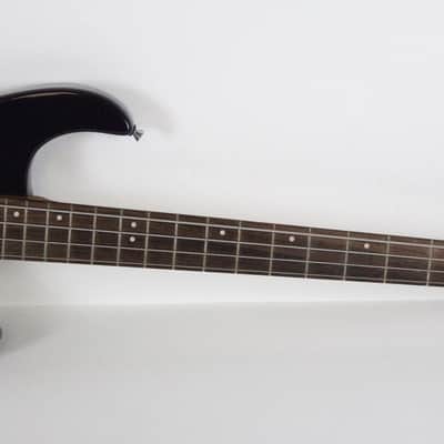 Early 2000's Silvertone Midnight Purple Indigo Jazz Bass J-Style Bass ~Rosewood Fretboard~ image 8