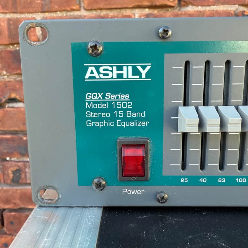 Ashly GQX-1502 Graphic EQ 2 channel 15 band USA image 1
