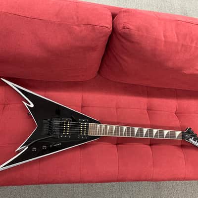 Jackson X Series Signature Phil Demmel Demmelition King V PDX-2 - 2015 - Black with Silver Bevels w/ Bare Knuckle Pickups and Bag image 1