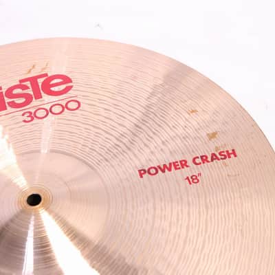PAISTE 3000 Series Power Crash 18-inch 1638g Paiste Crash Cymbal (08/14) image 2