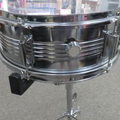 Unbranded Snare Drum with Stand, Drum Key, and Protection Racket Padded Snare Drum Case image 19