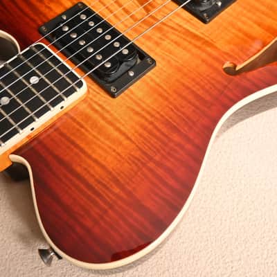 G&L ASAT Deluxe Semihollow with Birdseye Maple Neck - Tobacco Sunburst (2000) image 7