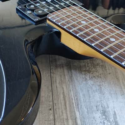 1992 BC Rich MG-851T Japanese Mockingbird w/Floyd Rose (Black) image 8
