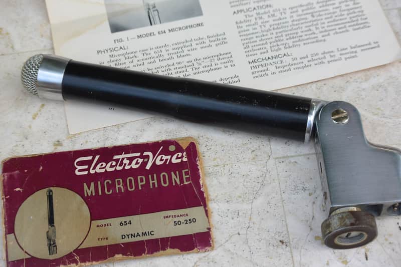 Electro-Voice	654 Slim Omnidirectional Dynamic Microphone image 1