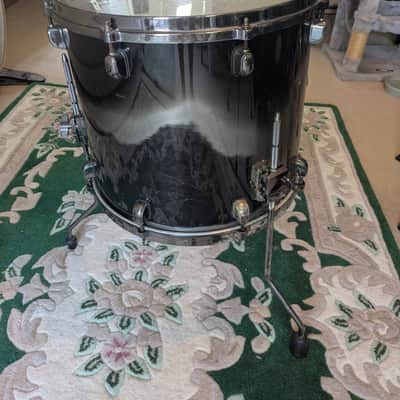 TAMA STARCLASSIC PERFORMER 6 PIECE HYPERDRIVE BIRCH / BUBINGA DRUM KIT MIDNIGHT SILVER MIST image 7