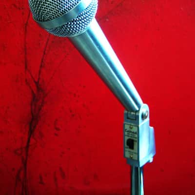 Vintage 1960's Calrad DM63 dynamic omni-directional microphone Dual Z / Hi Z harp mic w cable Olson Lafayette image 7