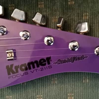 ~Cashified~ Kramer Strat-Style Purple Rock 'n' Roller image 2