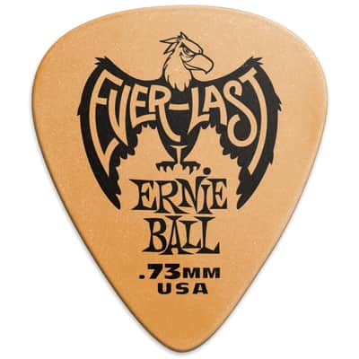 Ernie Ball Everlast Picks Orange .73mm Bag Of 12 image 3