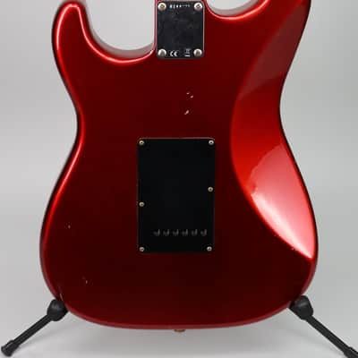 Fender Custom Shop Detroit Guitar Dealer Select '62 Strat HSS Journeyman Relic Aged Candy Apple Red image 8