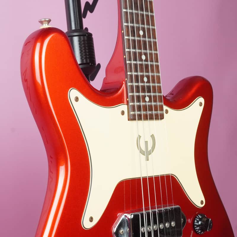 Epiphone Coronet '65 Reissue Bigsby 1999 Red Metallic JDM | Reverb