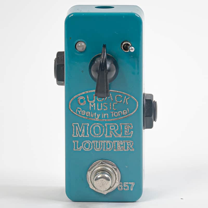 2010s Cusack More Louder – Clean Boost/Buffer Pedal (Blue) image 1