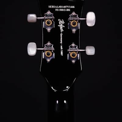 Hofner Ignition PRO Club 4-String Bass, Transparent Black, Teacup knobs image 10