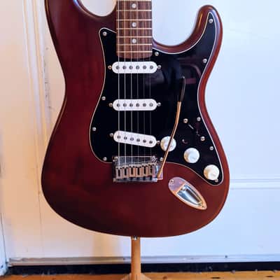 Squier Stratocaster w/ Fender Player Pickups - Walnut Satin Finish image 2