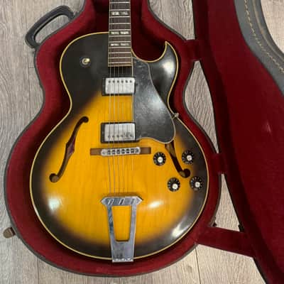 Gibson ES-175D Vintage Hollowbody Electric Guitar Sunburst w/ Original Gibson Case – Early 1970s image 1