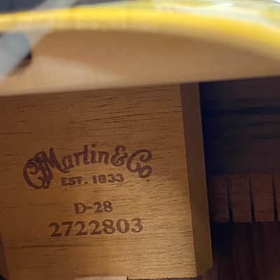2023 Martin D-28 Acoustic Guitar Natural Rosewood USA w/ Original Hard Case image 14
