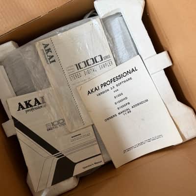 Immaculate AKAI S1000 MIDI Stereo Digital Sampler w 32MB RAM Maxed, Factory Level 4M Mod, New PSU, ZuluSCSI 2026 USB-C, 20x16GB SD cards, Analog & Digital synth/drum libraries, Original Box, English & Japanese Manuals - (1989) image 23