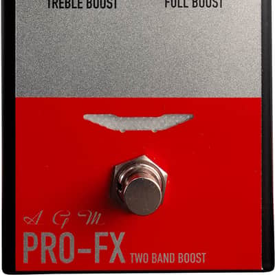 Ashdown PRO FX TWO BAND BOOST Guitar FX Boost Pedal | Black and Red image 2