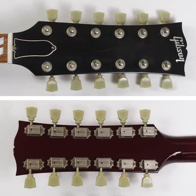 1992 Gibson EDS-1275 Double Neck SG Cherry Red with Original Hardshell Case image 6