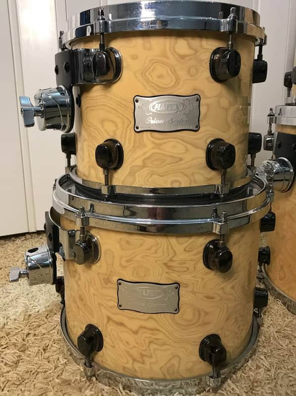 Mapex Orion Classic Series 5-Piece Shell Pack (22/16/14/12/10) - Antique Ivory Birdseye Maple image 1