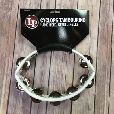 Latin Percussion LP152 Cyclops Handheld Tambourine w/ Double-Row Steel Jingles
