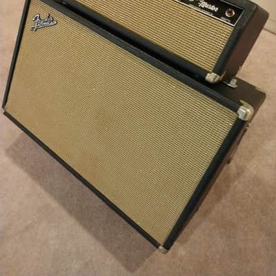 Fender 1965 Bandmaster Blackface Pre-CBS 40W Head & 2x12 Cab w/Original Covers image 1