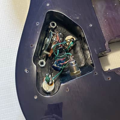 2007 Korean Korean Ibanez S470DXQM Blue Moon Burst Guitar Body ZR Tremolo Ready image 17