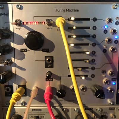 Music Thing Modular Turing Machine Hybrid Panel w/ Voltages + Pulses + Bytes Expanders Eurorack Module image 2
