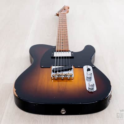 2024 Fender Custom Shop Limited Edition 1954 HS Telecaster Relic Sunburst w/ Seth Lover SH-55 & Josephina Red Hot image 9