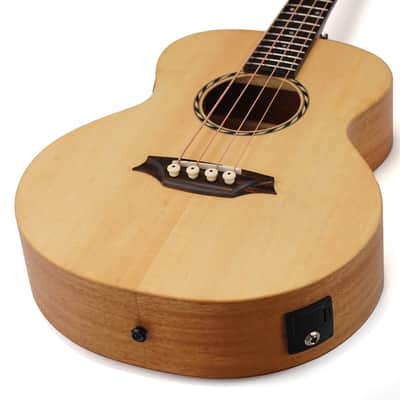 Bromo BAT 8E Solid Top Acoustic Bass Guitar w/ Pickup image 3