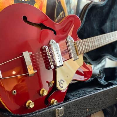 Epiphone 2004 Casino Electric Guitar Very Rare Factory Gloss Cherry Finish Peerless Factory Korea w/ OHSC image 2